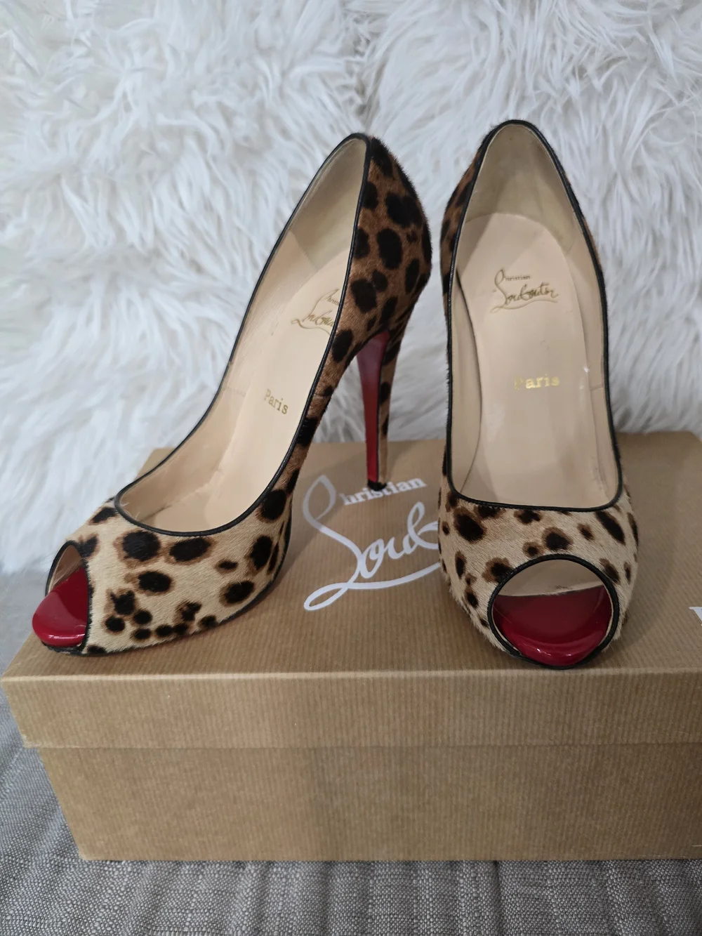 Christian Louboutin leopard print